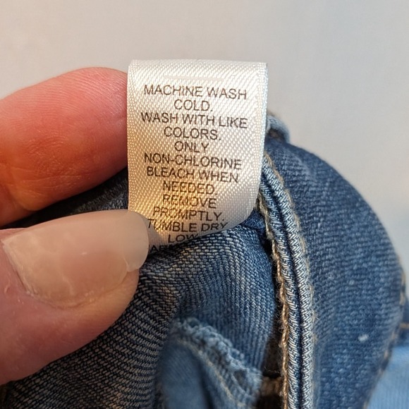 Boho Western Cottage Cowgirl Rodeo Denim Patchwork Skirt Blue Wash 10‎ Skirt - Picture 11 of 11